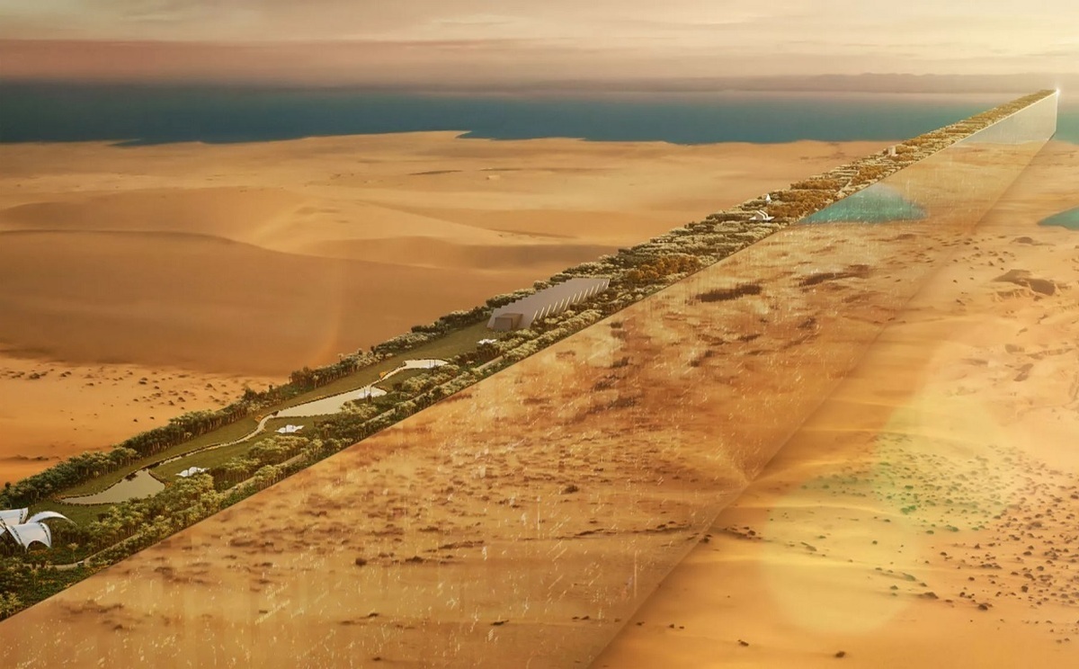 ساخت طولانی‌ترین استخر بی‌نهایت جهان در عربستان | دیدن این استخر معلق چشم ها را خیره می کند + عکس
