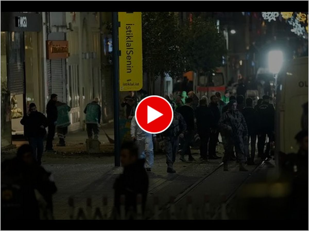 ببینید | مردم در استانبول از ترس کوله‌پشتی حاوی بمب پا به فرار گذاشتند !