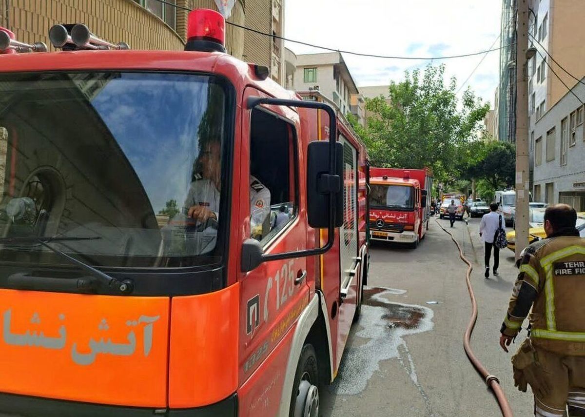 آتش سوزی در بازار گل خاوران