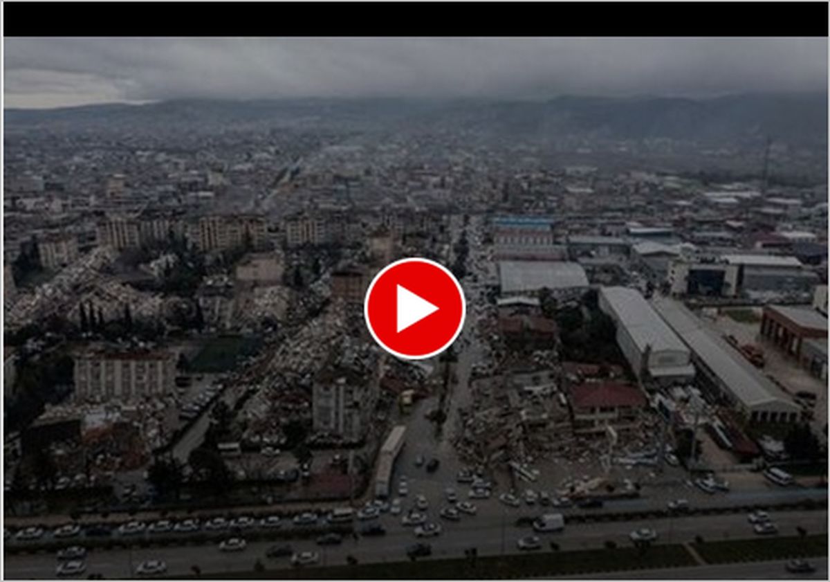 ببینید | برج‌ها با گذشت ۶ روز از زلزله ترکیه هنوز ریزش می‌کنند