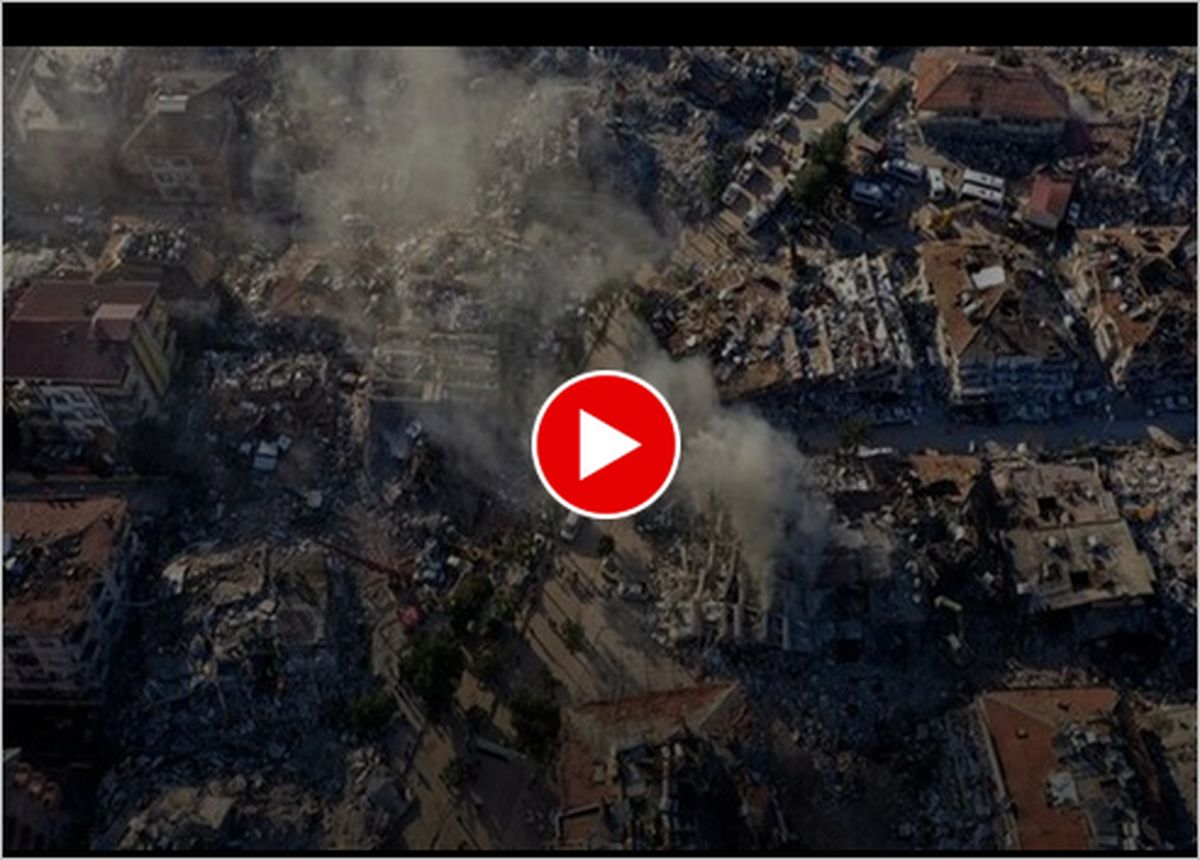 ویدیو | تصاویر غم‌انگیز شهر آنتاکیا ترکیه قبل و بعد از زلزله ویرانگر