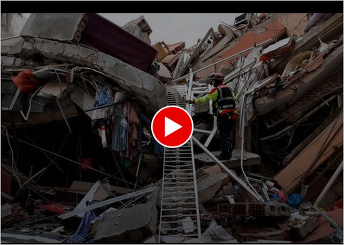 ویدیو | ویران شدن هزاران خودرو در زلزله ترکیه
