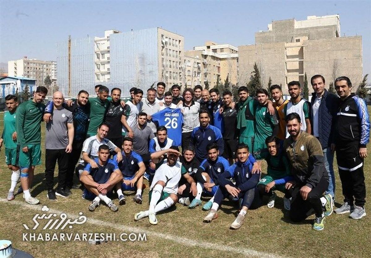 جزئیاتی از تمرین تیم استقلال در کمپ ناصر حجازی
