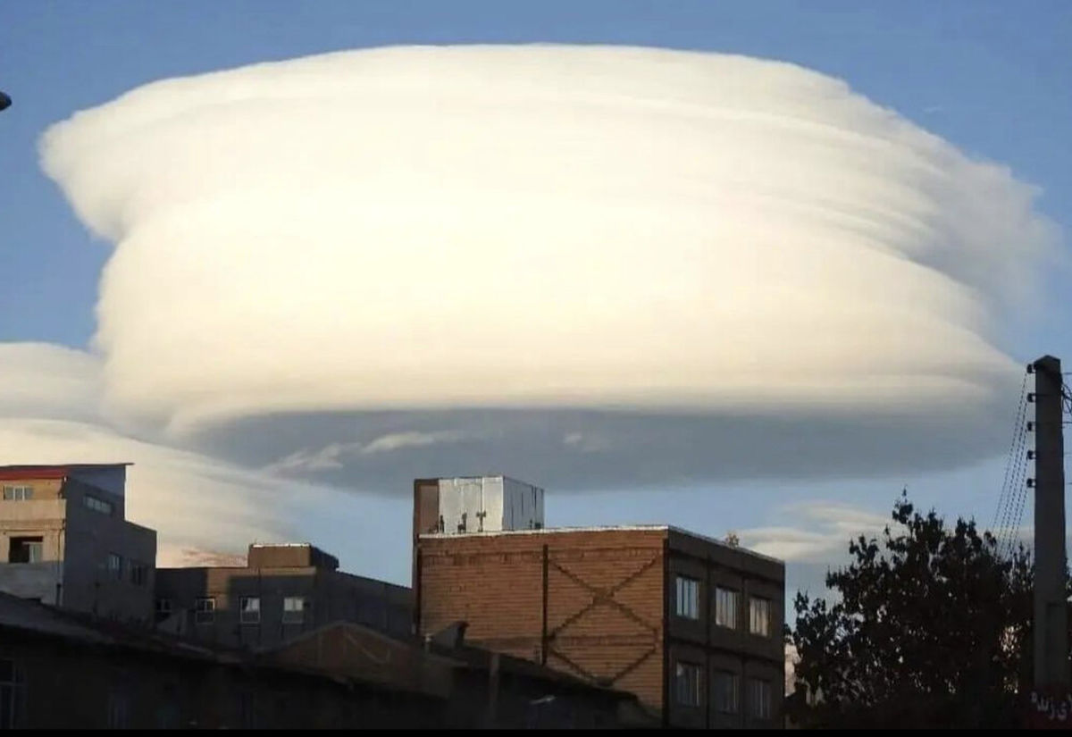 ویدیو | پیدایش ابرهای عجیب در آسمان خلخال همه را شوکه کرد