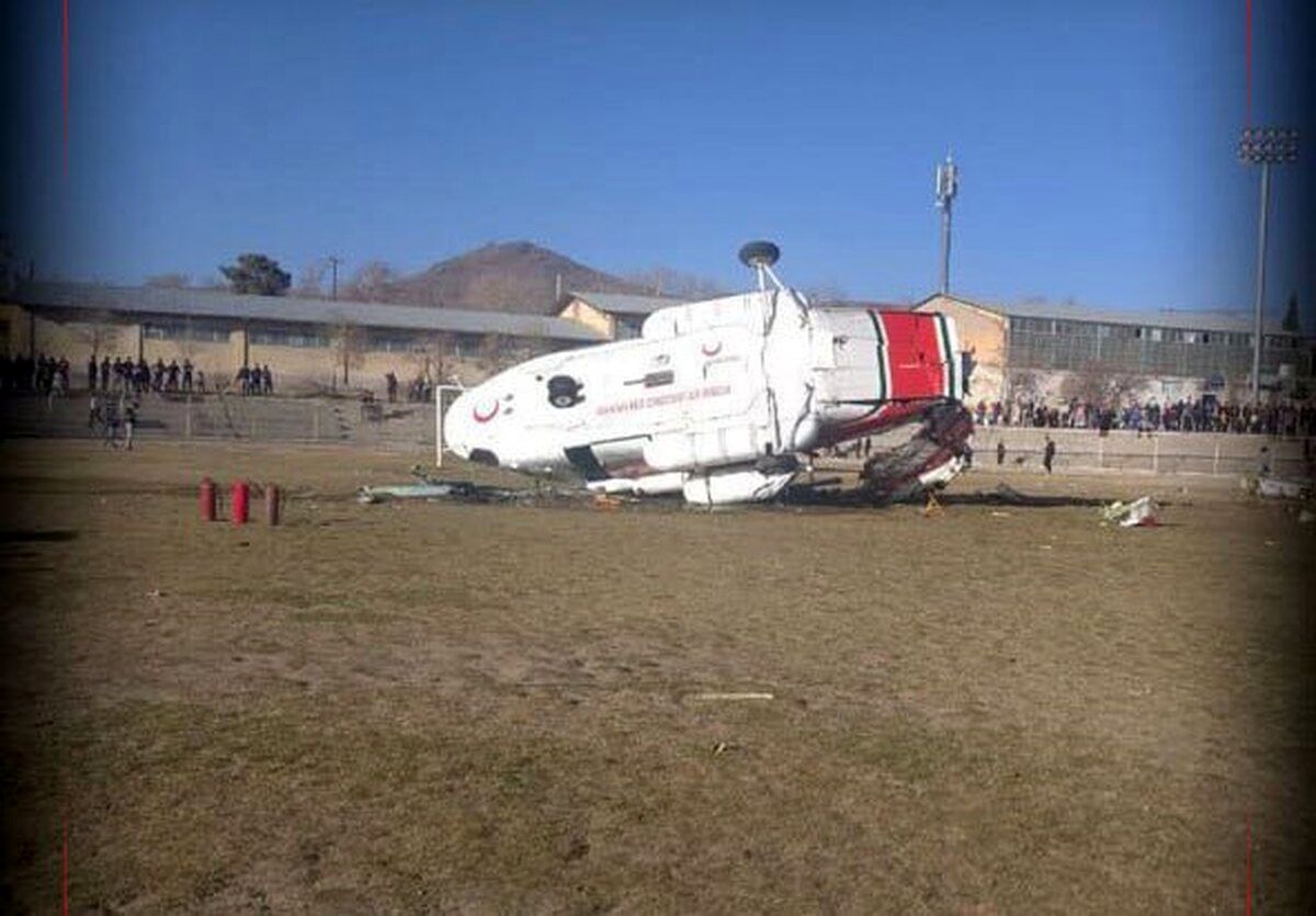 فوری | در حادثه سقوط هولناک بالگرد حامل وزیر ورزش یک نفر جان باخت + عکس