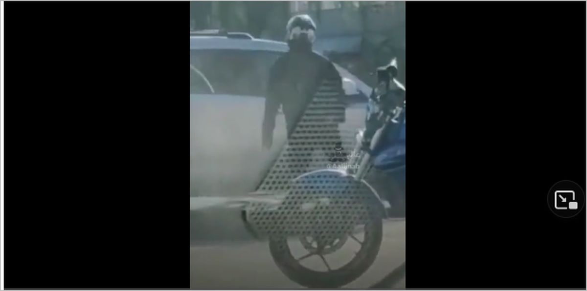 ببینید: انتقام سخت راننده ماشین از موتورسواران وحشی