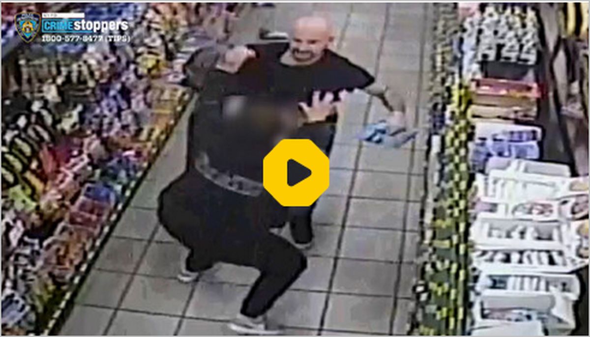 ببینید: حمله وحشیانه یک مرد به سه مشتری فروشگاه و در نهایت تیراندازی!