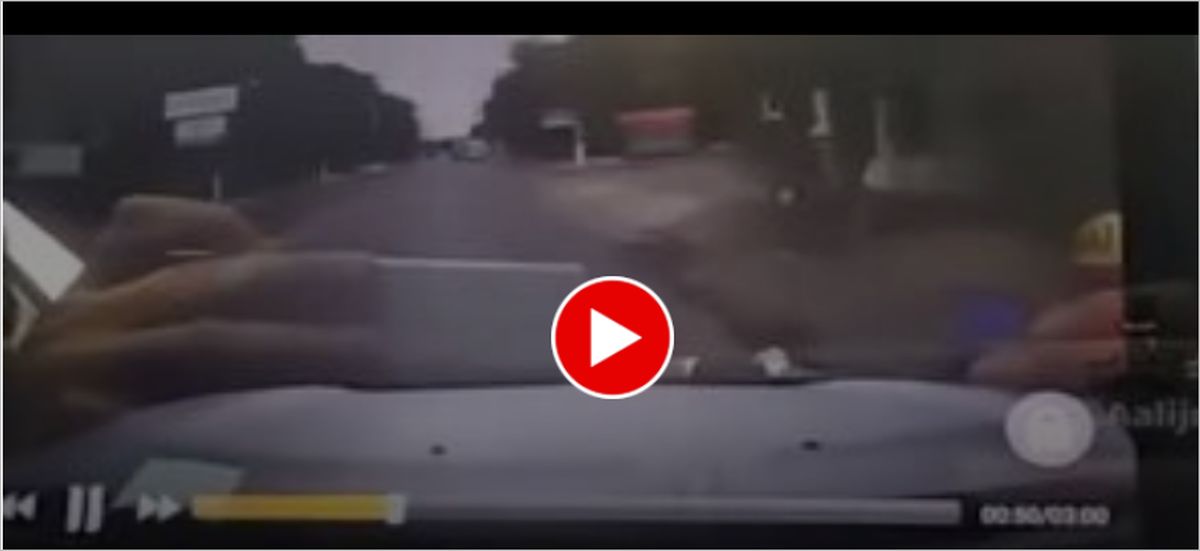 ببینید: راننده برزیلی دو زورگیر را وسط خیابان زیر گرفت!