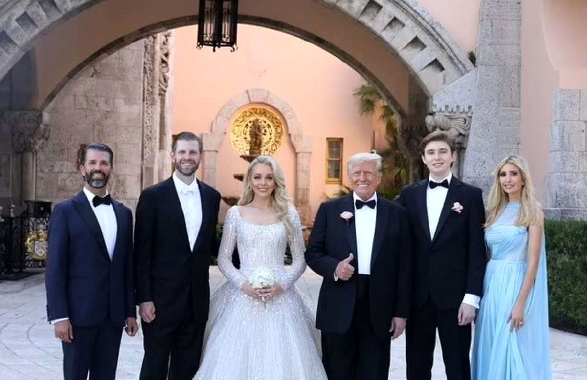 دختر ترامپ با یک جوان لبنانی ازدواج کرد + عکس