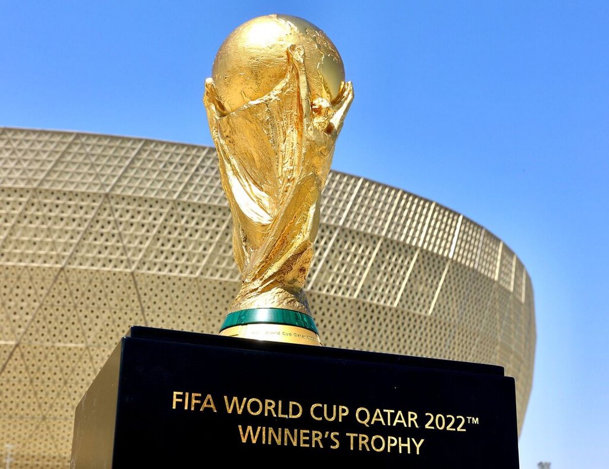 ببینید | رونمایی از کاپ اصلی جام جهانی در قطر