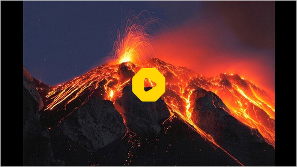 ببینید | تصاویری از فوران کوه آتش فشان استرامبولی در جنوب ایتالیا