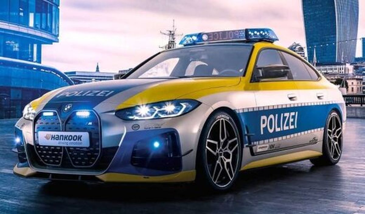 ماشین پلیس جدید آلمان ؛ بی ام و i4 برقی + عکس