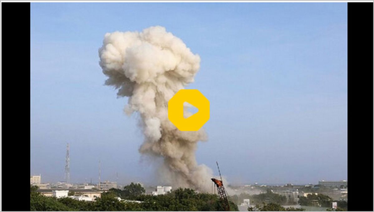 ببینید | لحظه ترسناک انفجار مهمات جنگی
