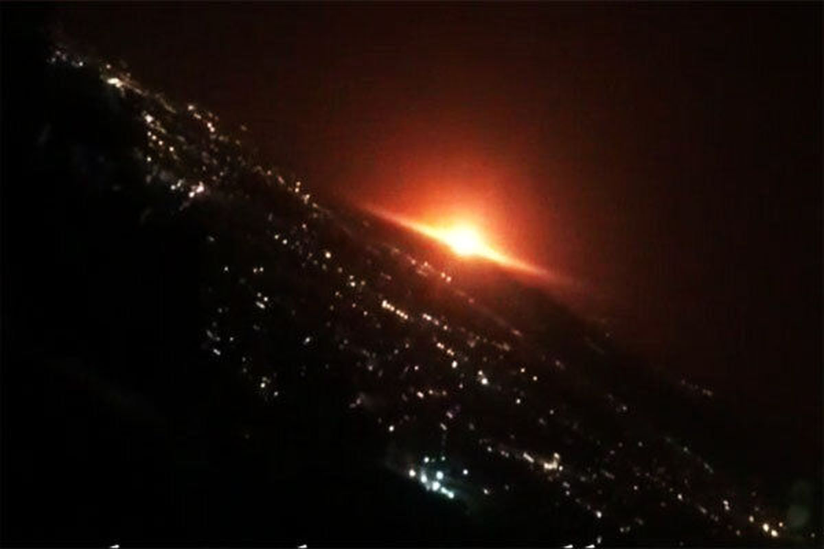 وقوع آتش سوزی گسترده در شرق تهران