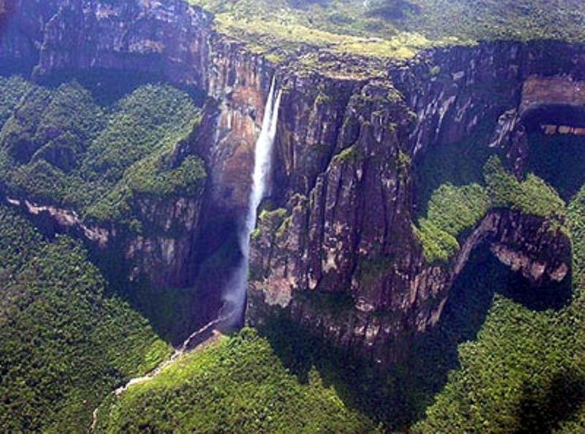ببینید | مرتفع ترین آبشار جهان کجا قرار دارد؟
