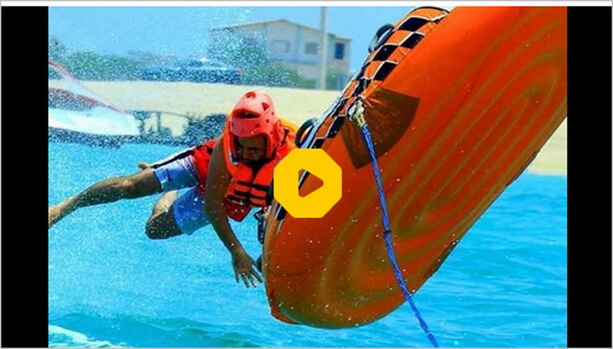 ببینید | لحظه برخورد سرنشینان یک شاتل با قایق تفریحی !
