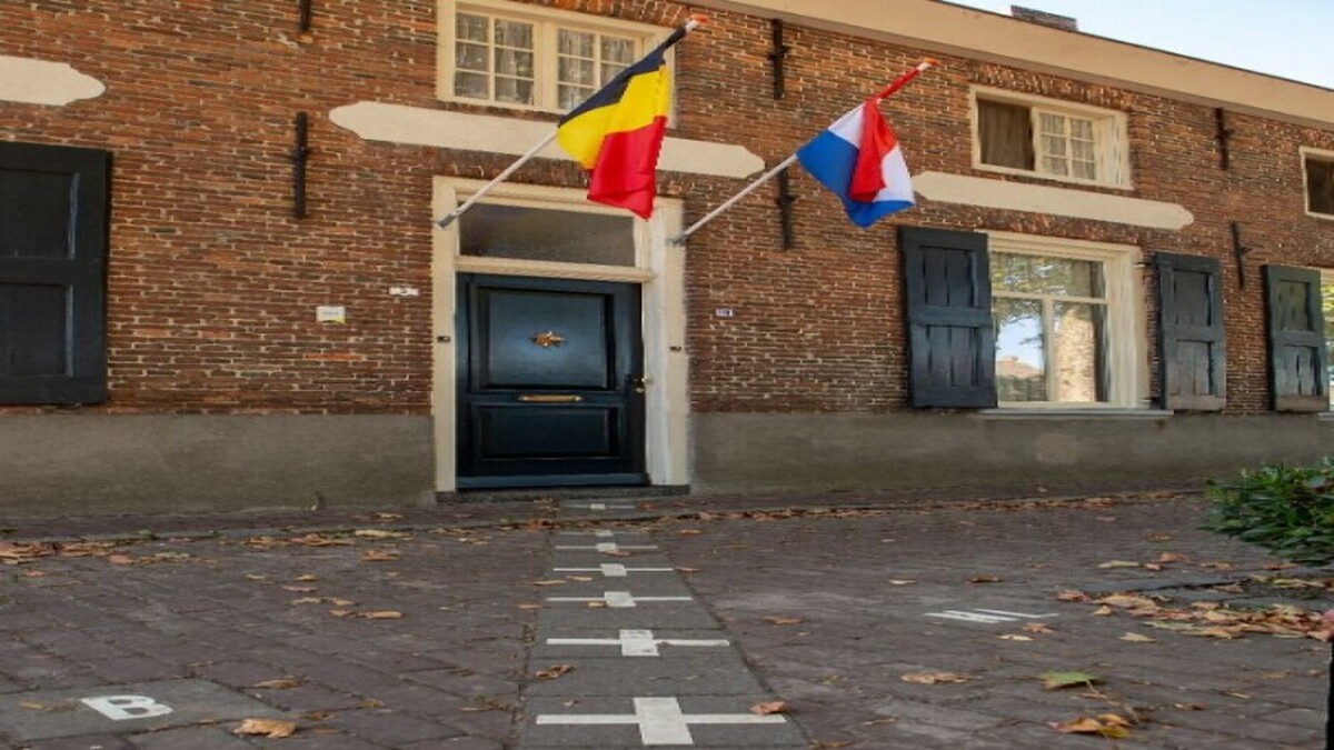 ویدیو | مرز جالب بلژیک و هلند