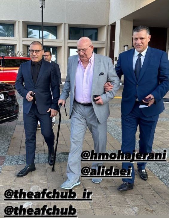 عکس | تیپ خاص دایی و مهدوی‌کیا در افتتاحیه