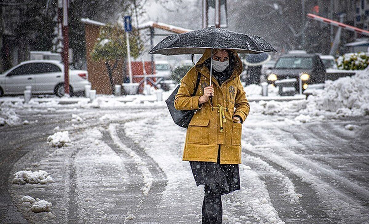 برف و باران این استان‌ها را شدیدتر درمی نوردد