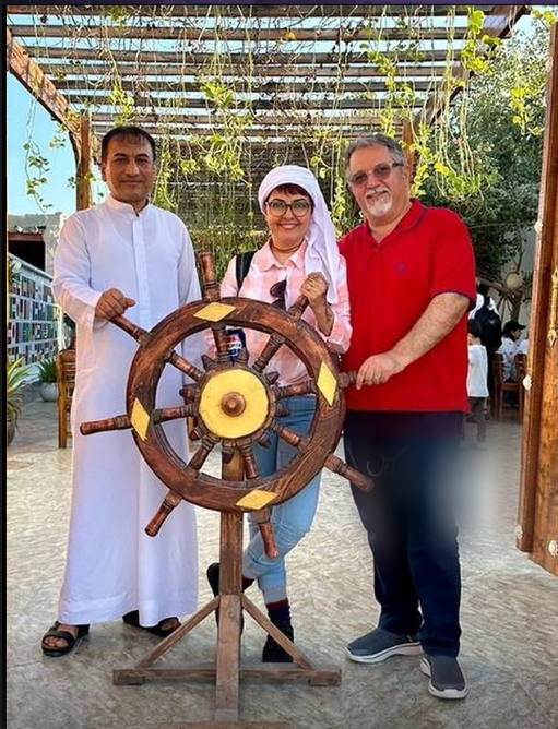 عکس | آناهیتا همتی و شوهر پیر لاکچری‌اش در ماه عسل