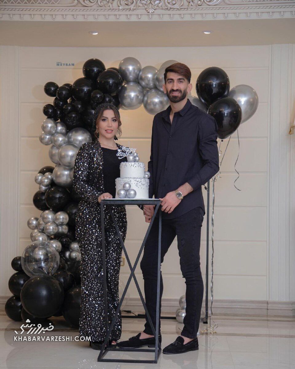 عکس | استایل خاص بیرانوند و همسرش در جشن تولد خصوصی