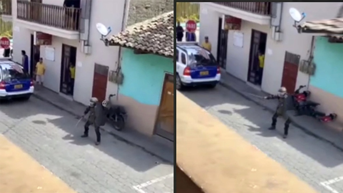 ویدیو | درگیری پلیس با یک سامورایی در خیابان!
