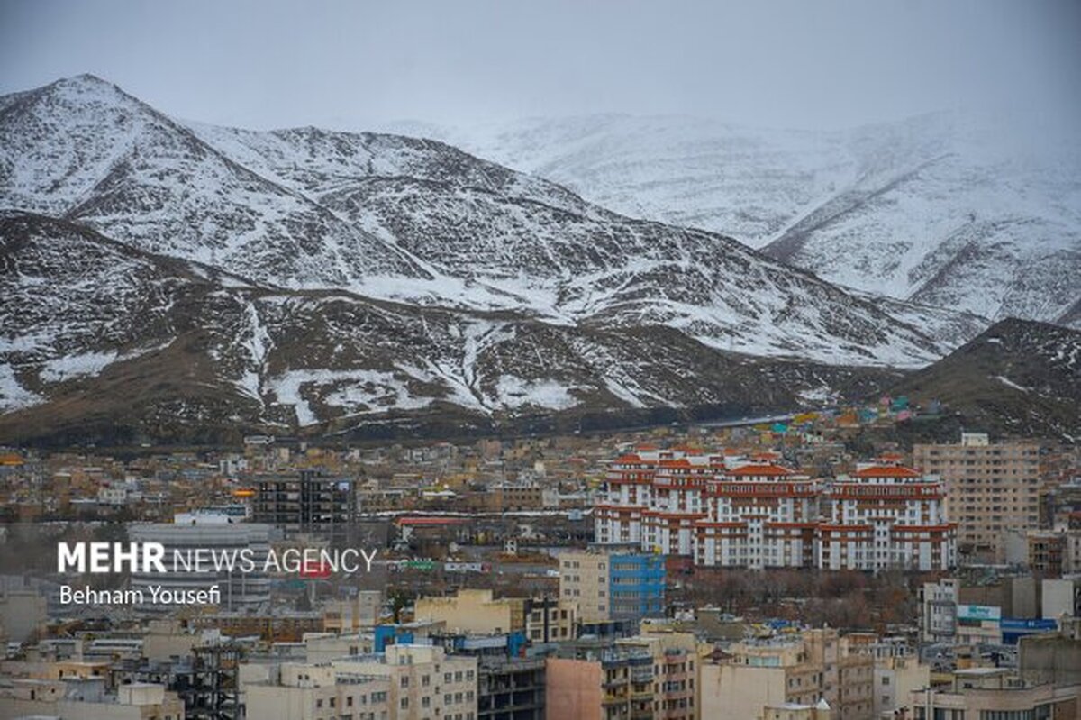 برف و باران بیشتر مناطق ایران را فرا گرفت