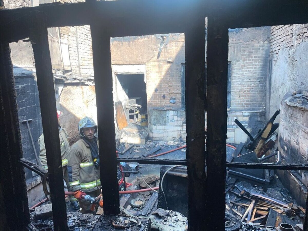 آتش سوزی مرگبار در جنوب تهران | یک مرد ۶۰ ساله جان باخت