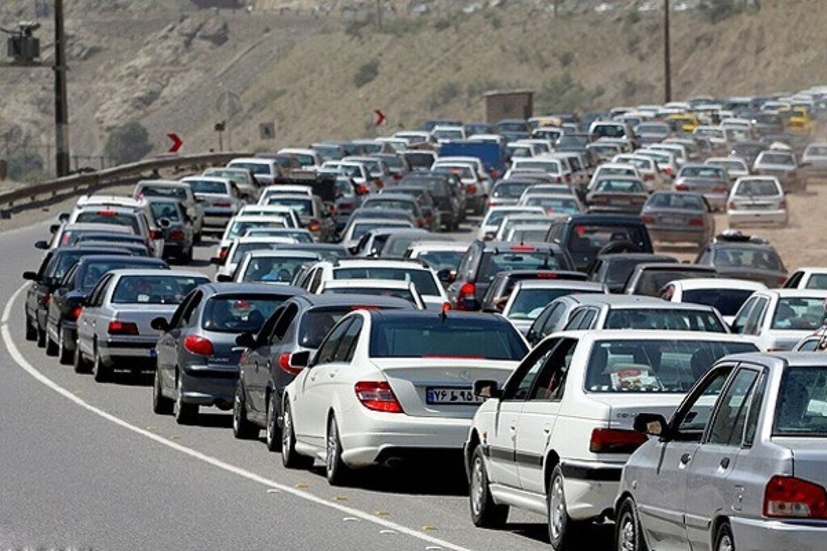 ترافیک سنگین در جاده تهران و شمال | مسافران شمال مراقب باشند