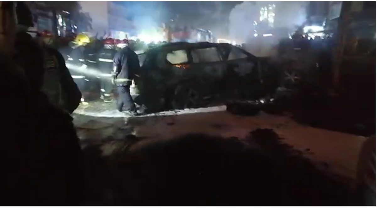 ویدیو | حمله پهپادی به یک خودرو در شرق بغداد