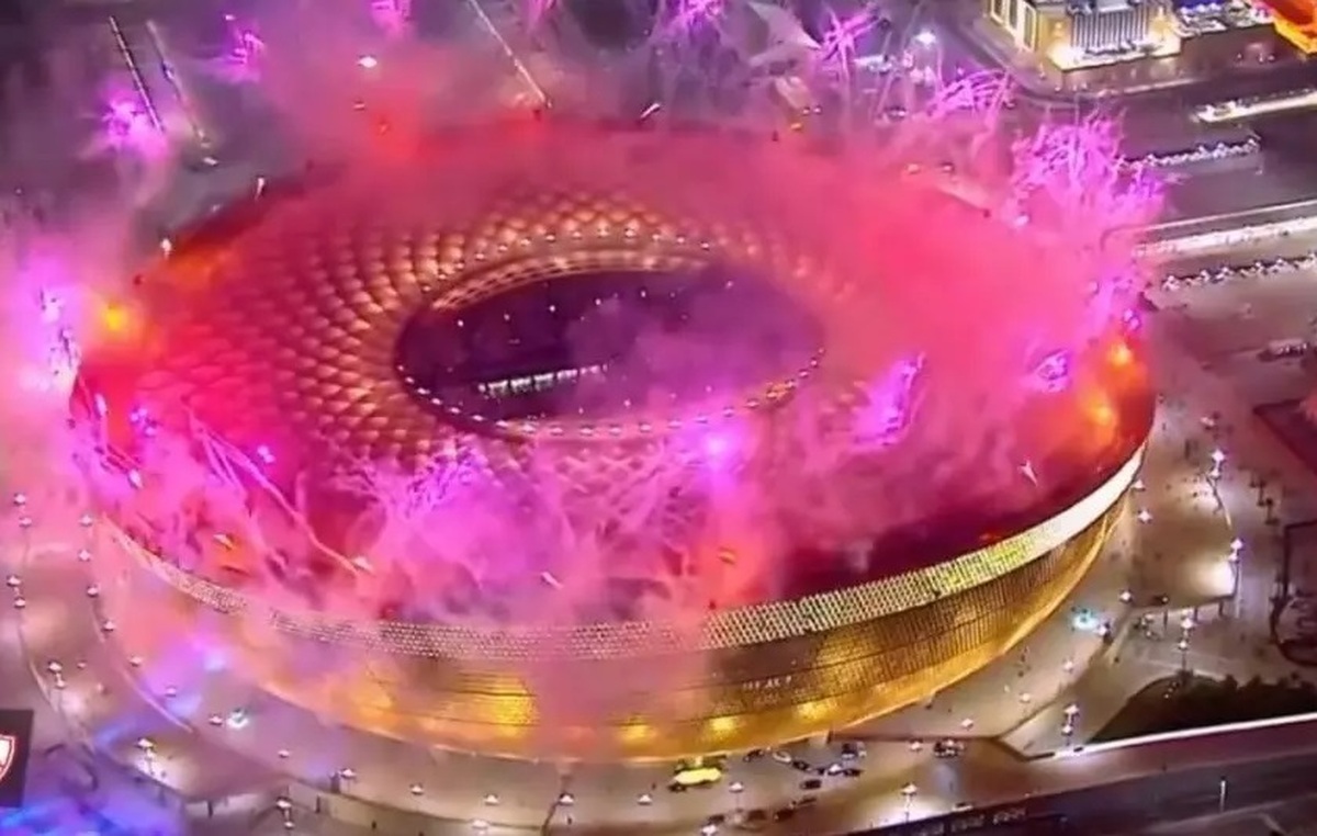 ویدیو | آتش بازی جذاب در ورزشگاه لوسیل بعد از اهدای جام ملت‌های آسیا