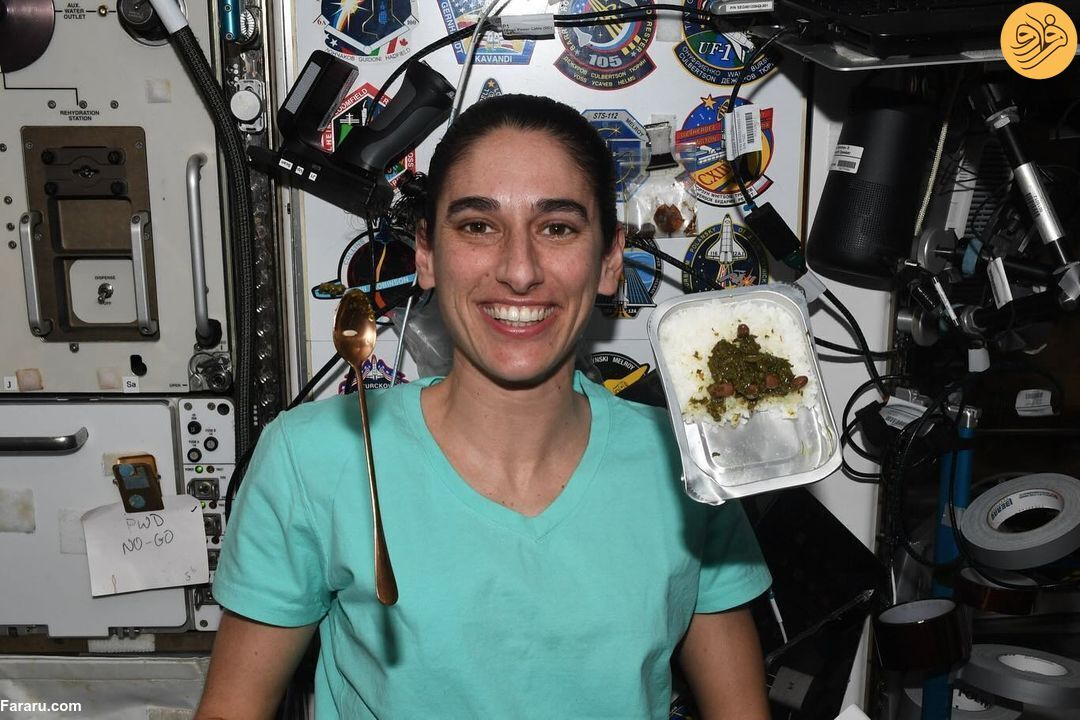 عکس | قرمه سبزی در ایستگاه بین المللی فضایی! عکس | قرمه سبزی در ایستگاه بین المللی فضایی!