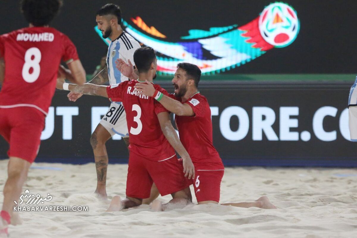 ایران در جام جهانی فوتبال ساحلی آرژانتین را گلباران کرد