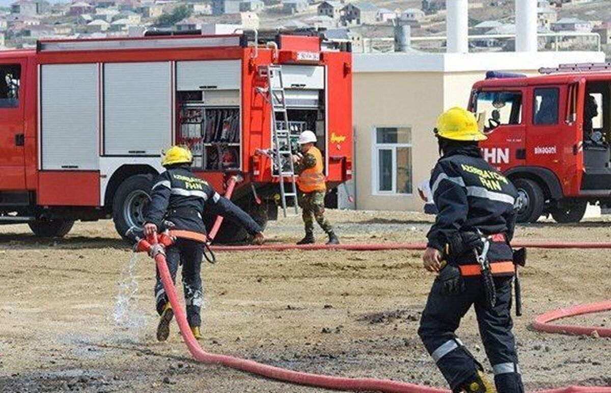 انفجار هولناک در کارخانه صنایع دفاع آذربایجان