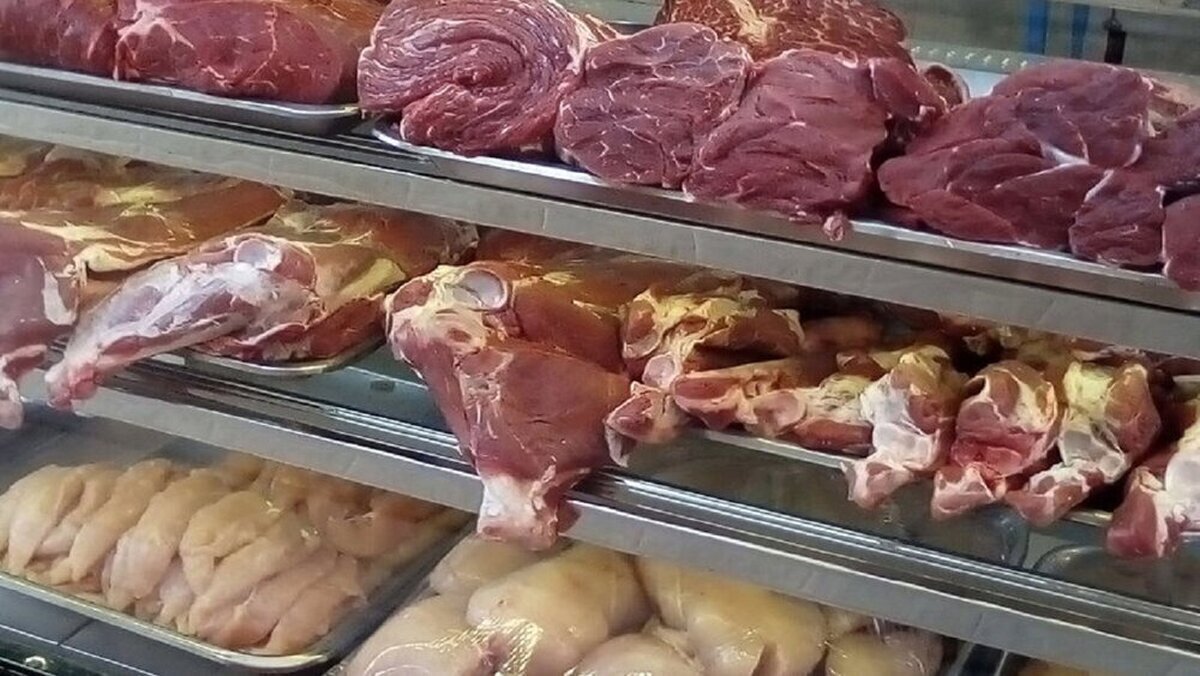 ویدیو | لحظه سرقت گوشت از قصابی