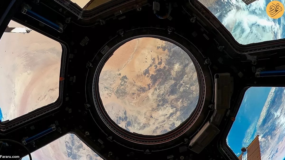 ویدیو | منظره زیبای از زمین از پنجره ایستگاه فضایی بین المللی