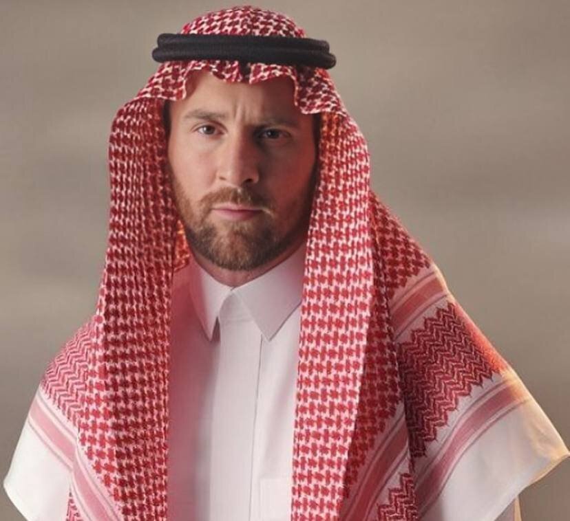 عکس | لیونل مسی لباس عربی پوشید! عکس | لیونل مسی لباس عربی پوشید!