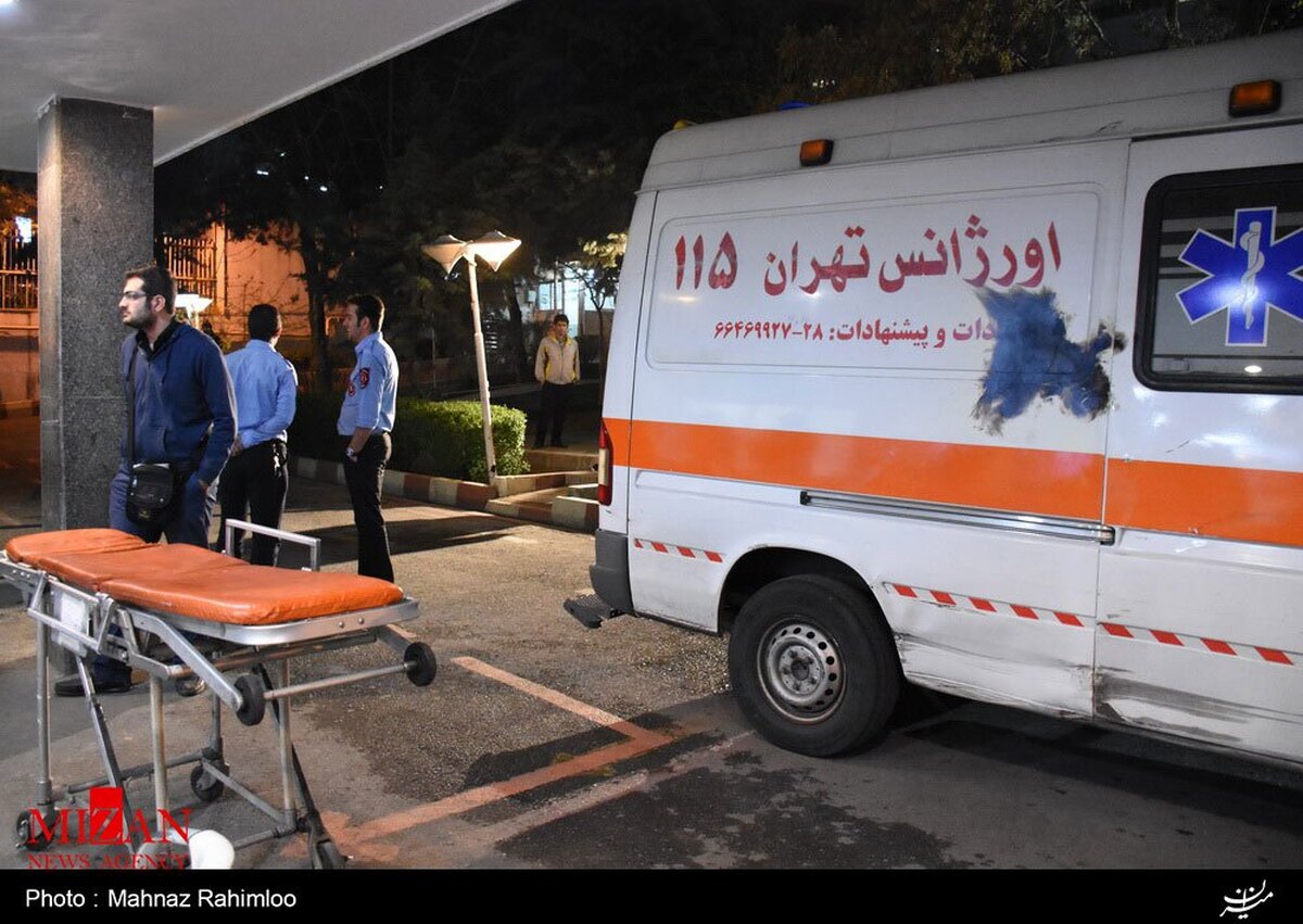 ویدیو | ۴ نفردر تهران قطع عضو شدند / دو آمبولانس دچار خسارت شده‌ و از چرخه عملیات خارج شدند