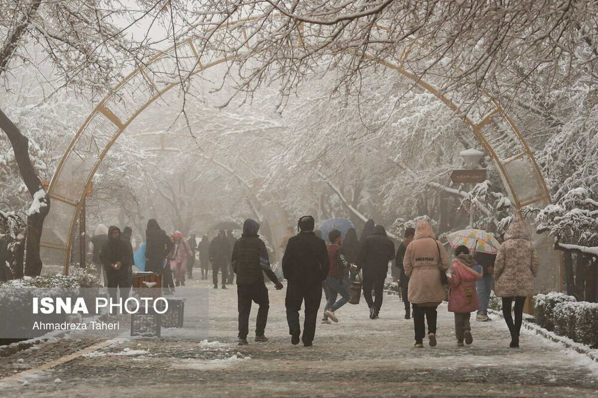 تصاویر | این شهر زیبای ایران بالاخره اولین برفش را دید