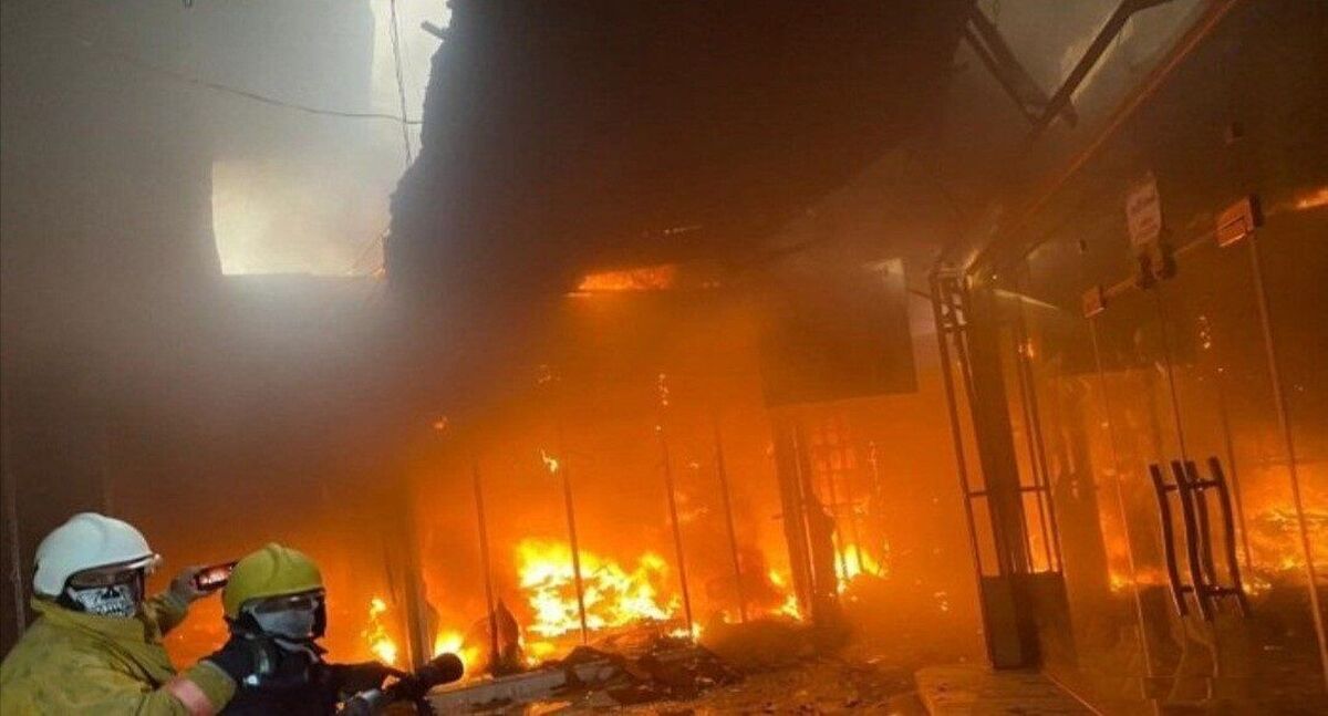 ویدیو | آتش سوزی مرگبار در اربیل ۵۰ نفر زخمی برجا گذاشت
