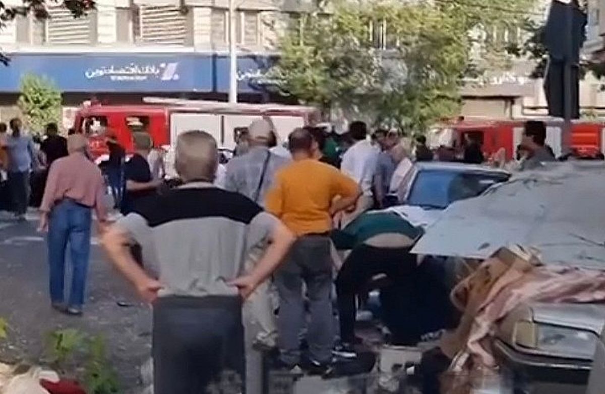 عکس | ماجرای انفجار هولناک در خیابان سهروردی شمالی تهران