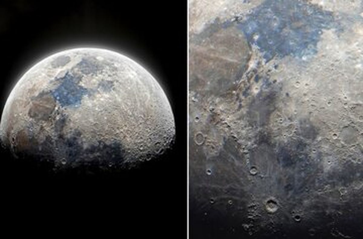 این عکس خیره‌کننده از ماه با ترکیب ۲۸۰ هزار تصویر ساخته شده است
