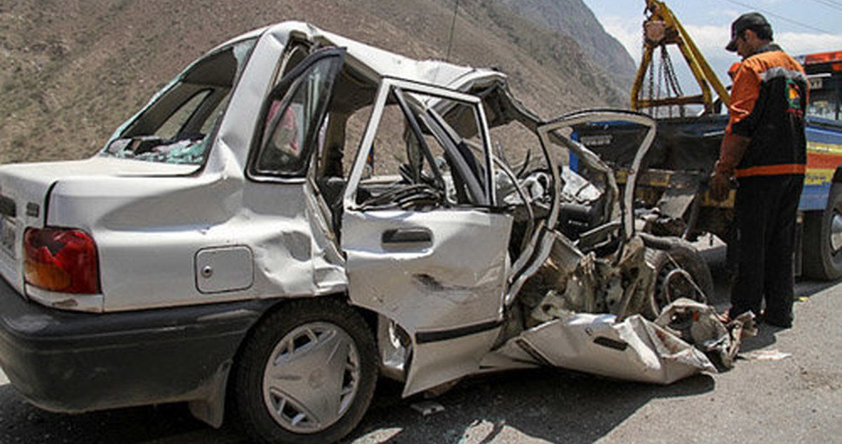 6 مصدوم در حادثه واژگونی خودرو سبک در آبادان