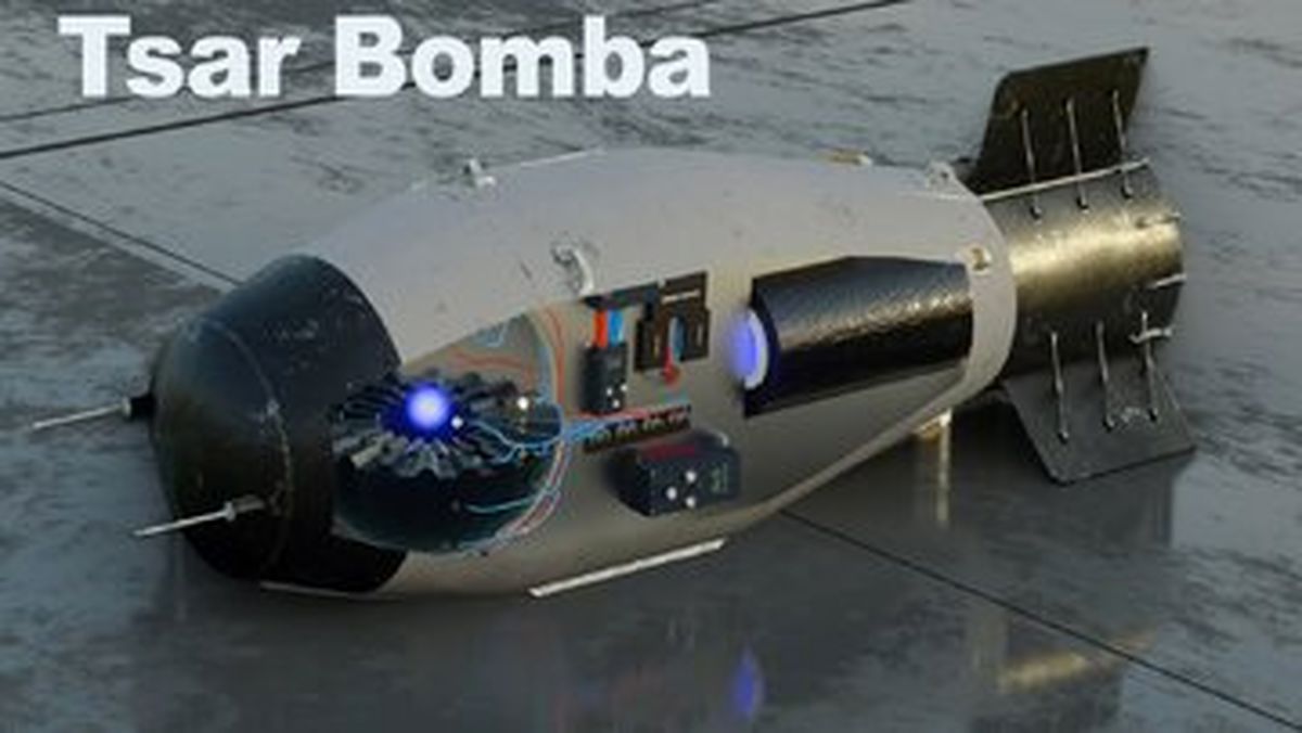 عکس | ساخت یک بمب هولناک توسط روسیه؛ ۳۸۰۰ برابر قوی‌تر از بمب اتمی هیروشیما!
