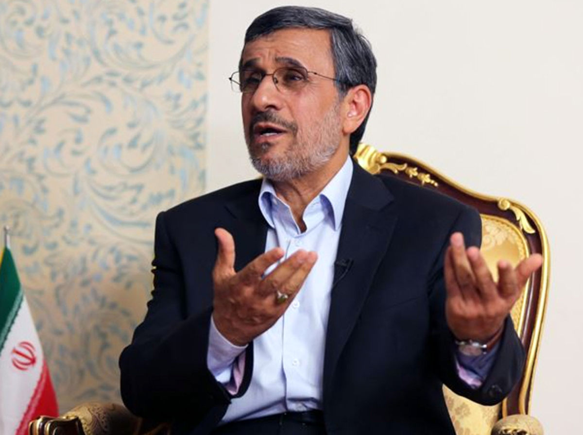 احمدی نژاد بعد از مدت ها بالاخره آفتابی شد!