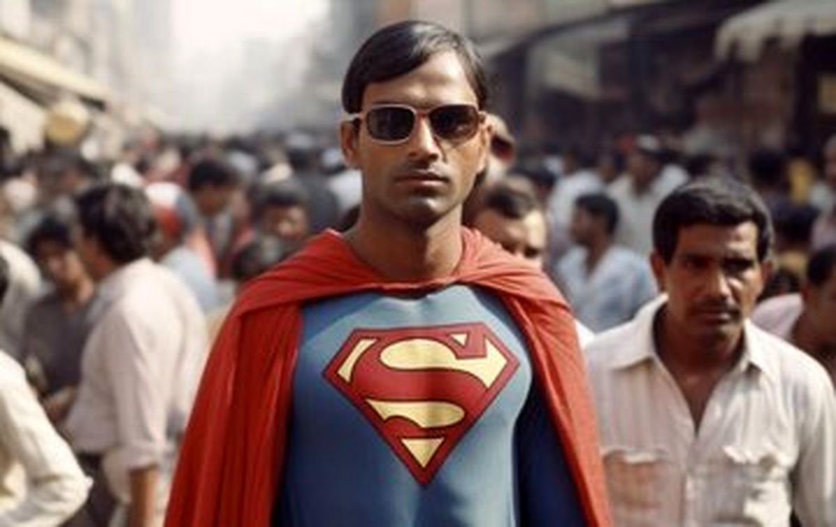 عکس | بتمن و سوپرمن اگر هندی بودند