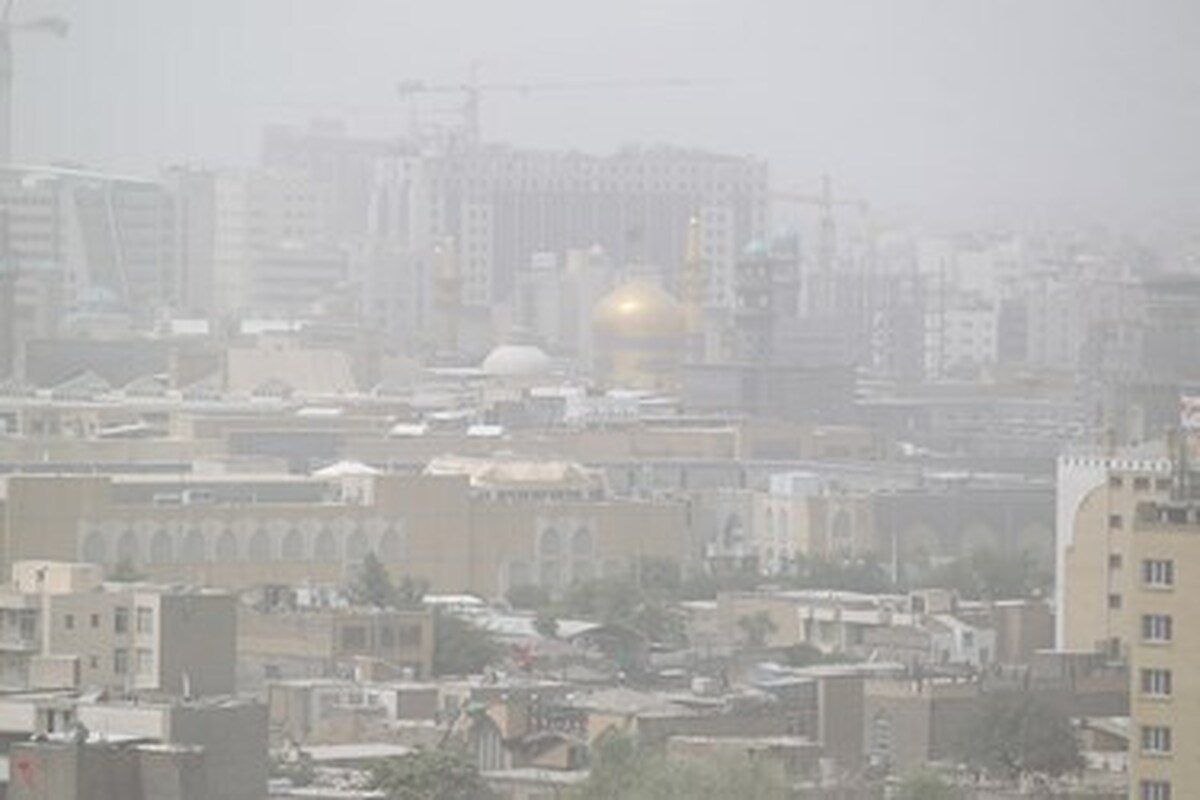 وضعیت بحرانی مشهد | گرد و غبار مشهد را تعطیل کرد!