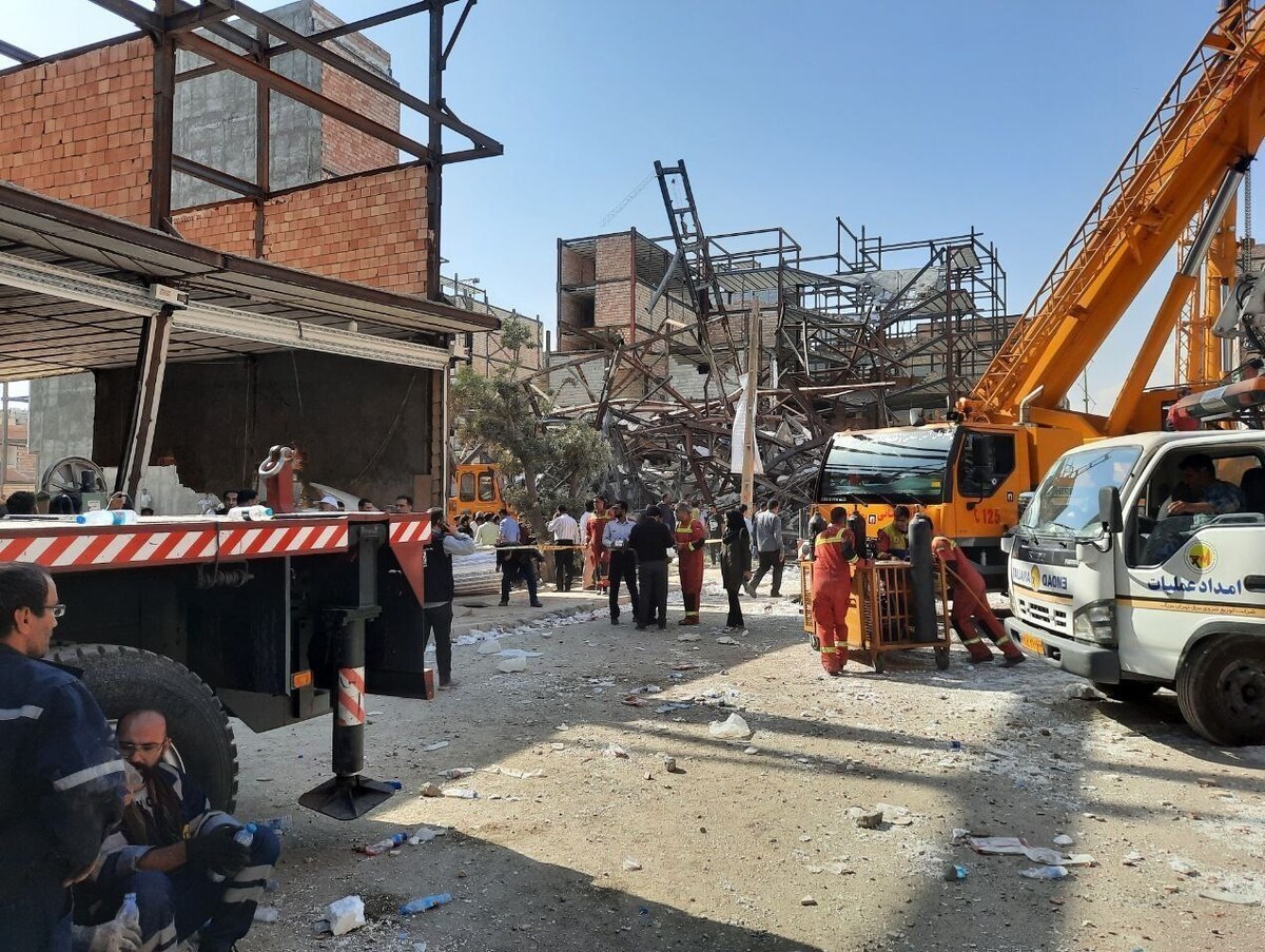 پلیس درباره حادثه ریزش ساختمان در جنوب تهران توضیح داد