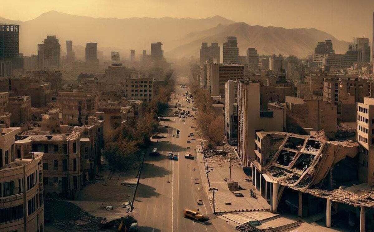 عکس | تصاویر وحشتناک از تهران پس از زلزله