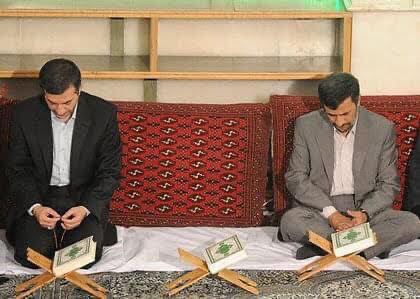 عکس | تصویر مرموزی از محمود احمدی نژاد و اسفندیار رحیم مشایی | جای خالی نفر سوم برای کیست؟